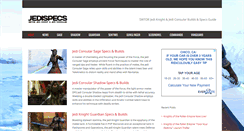Desktop Screenshot of jedispecs.com